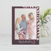 Joyeux Grand-parents Jour Photo Carte de vacances (Debout devant)