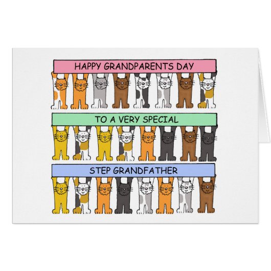 Joyeux Grand-père de la fête des grands-parents. (Devant horizontal)