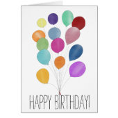 Joyeux groupe de ballons d'anniversaire (Devant)