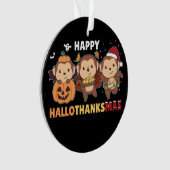 Joyeux Hallothanksmas Singe Noël Singes Orna (devant)