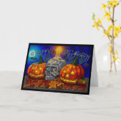 Joyeux Halloween ‘24 - Carte de vœux (Fleur jaune)