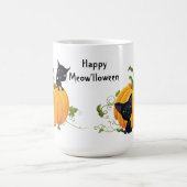 Joyeux Halloween Black Kitty Mug (Centre)