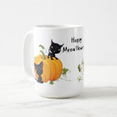 Joyeux Halloween Black Kitty Mug (Devant gauche)
