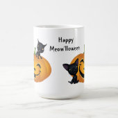 Joyeux Halloween Black Kitty Mug (Centre)