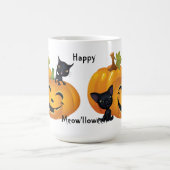 Joyeux Halloween Black Kitty Mug (Centre)