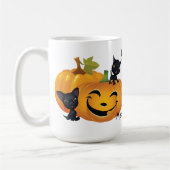 Joyeux Halloween Black Kitty Mug (Gauche)