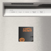 Joyeux Halloween Black Magnet (In Situ (Lave-vaisselle))