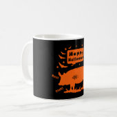 Joyeux Halloween Boo Oink Coffee Mug (Devant gauche)