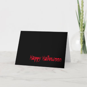 Joyeux Halloween, carte