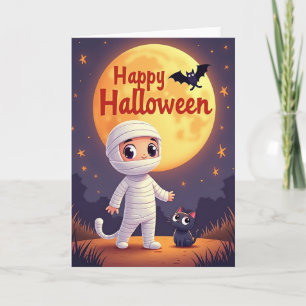 Joyeux Halloween Carte Amusante et Effrayante