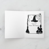 Joyeux Halloween carte de cimetière (Intérieur)