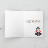 Joyeux Halloween - Carte de Vampire (Intérieur)