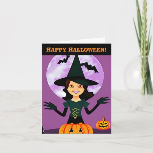 Joyeux Halloween ! Carte de vœux (Devant)