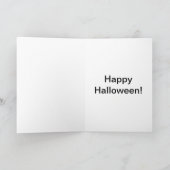 Joyeux Halloween!!! Carte de vœux pliée (Intérieur)