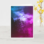 Joyeux Halloween!!! Carte de vœux pliée (Fleur jaune)