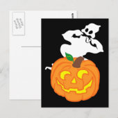 Joyeux Halloween ! carte postale (Devant / Derrière)
