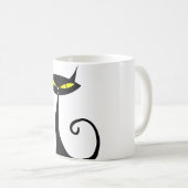 Joyeux Halloween Chat Noir Mug (Devant droit)