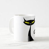 Joyeux Halloween Chat Noir Mug (Devant gauche)