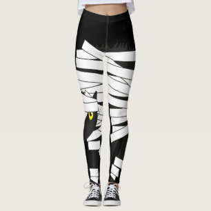 joyeux halloween chatte noire maman leggings envel