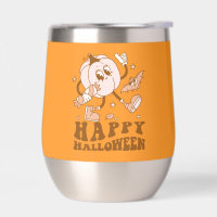 Joyeux Halloween| Citrouille de points de Polka ré