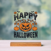Joyeux Halloween Citrouille Design de Gravure Vint (Neutre)
