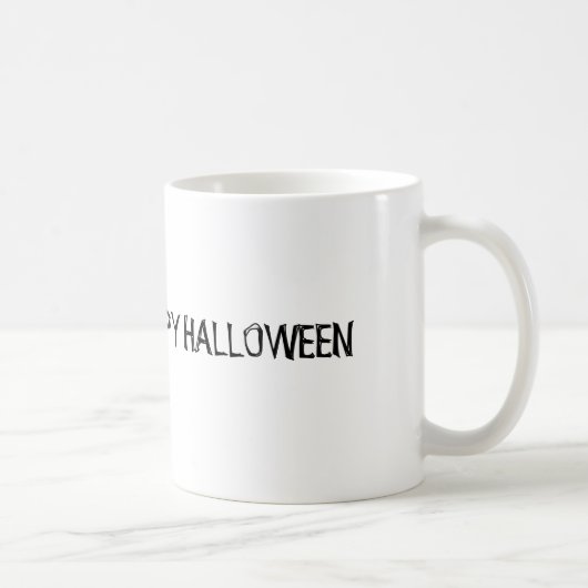 Joyeux Halloween Citrouille effrayant Mug (Droite)