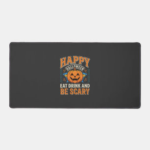 Joyeux Halloween Citrouille Manger Boire Être Effr