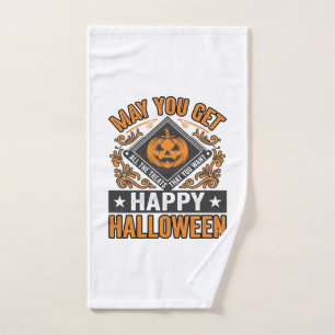 Joyeux Halloween Citrouille Traitements Vintage