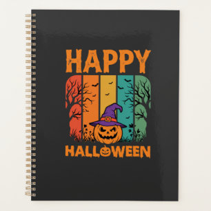 Joyeux Halloween Citrouille Vintage Vecteur