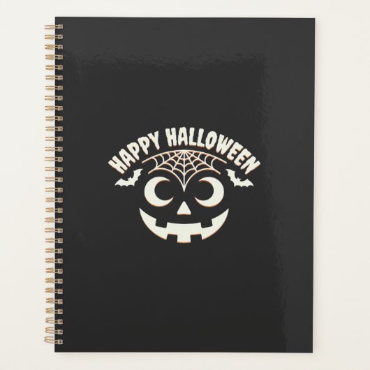 Joyeux Halloween Citrouille Visage Design_1 (Devant)