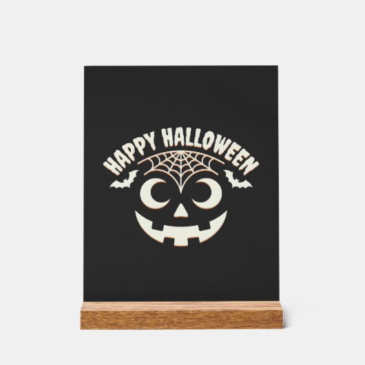 Joyeux Halloween Citrouille Visage Design_1 (Recto)