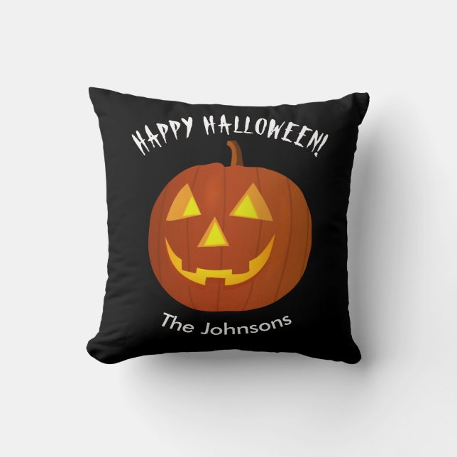 Joyeux Halloween Coussin de décoration pour la mai (Recto)