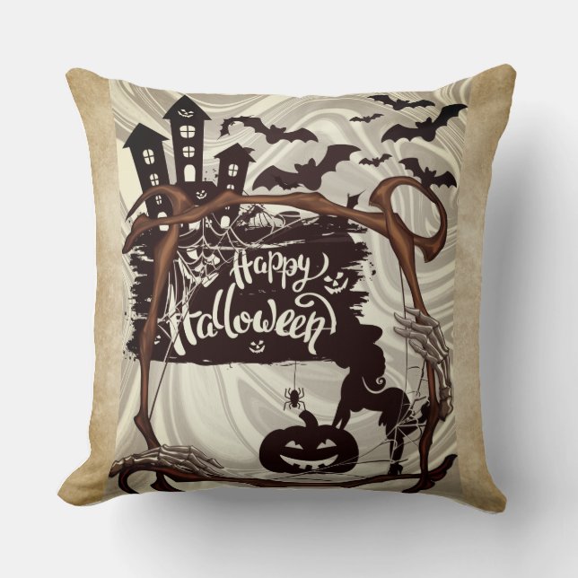 Joyeux Halloween, Coussin de Lancer (Recto)