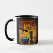 Joyeux Halloween Éffrayant Mug (Gauche)