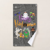 Joyeux Halloween Enfants mignonnes et Éffrayants (Serviette à main)