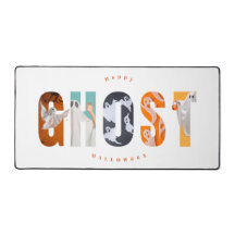 Joyeux Halloween Fantôme Effrayant Mignon Blanc Jo