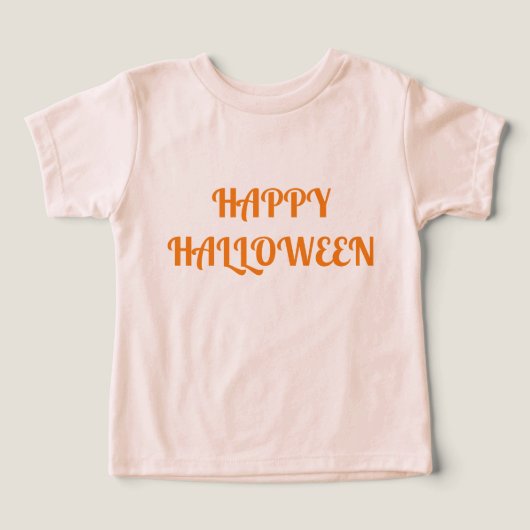 Joyeux Halloween femmes orange noir (Design Recto)