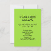 Joyeux Halloween | Invitation de fête Martini Glas (Dos)