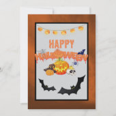 Joyeux Halloween Jack-o-Lantern et plus de carte (Devant)
