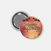 Joyeux Halloween Magnet Orange (Recto/Verso)