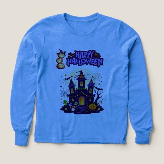 Joyeux Halloween Maison Hantée Créatures Mignonnes (Motif recto)