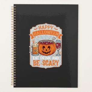Joyeux Halloween Manger Boire Être Effrayant Citro
