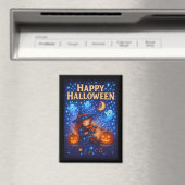 Joyeux Halloween mignon Magnet de sorcière musical (In Situ (Lave-vaisselle))