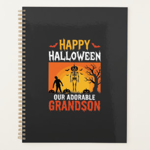 Joyeux Halloween Petit-Fils Squelette Citrouille