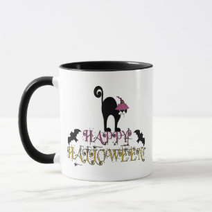 Joyeux Halloween Ringer Mug