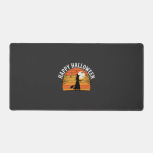 Joyeux Halloween Sorcière Coucher de soleil Design