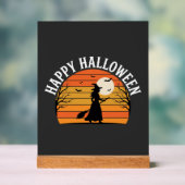 Joyeux Halloween Sorcière Coucher de soleil Design (Neutre)