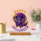 Joyeux Halloween Sorcière de Halloween Chat (Mariage)