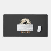 Joyeux Halloween Sorcière Lune Cimetière Conceptio (Clavier et souris)