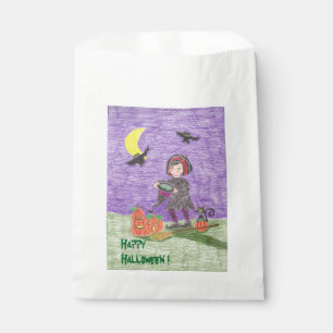 Joyeux Halloween sorcière sacs de faveur